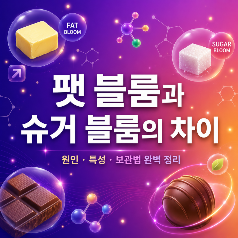 초콜릿은 왜 표면이 하얗게 변할까? 팻 블룸과 슈거 블룸의 차이 4 팻 블룸과 슈거 블룸의 차이