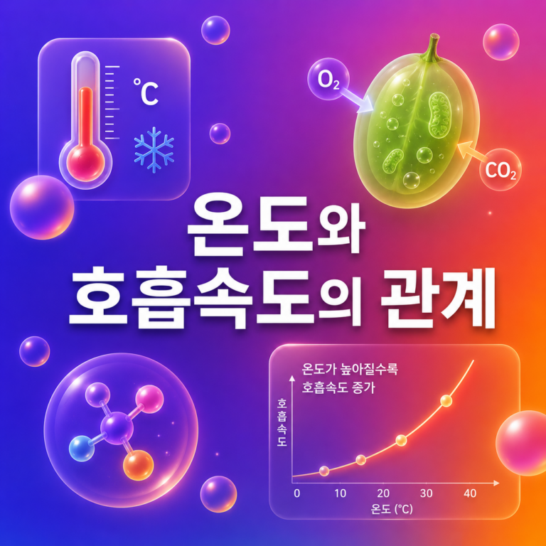 과일을 냉장보관하면 왜 천천히 익을까? 온도와 호흡속도의 관계 6 온도와 호흡속도의 관계