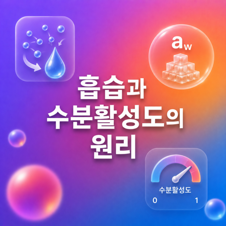 김과 과자는 왜 개봉하면 눅눅해질까? 흡습과 수분활성도의 원리 5 흡습과 수분활성도의 원리