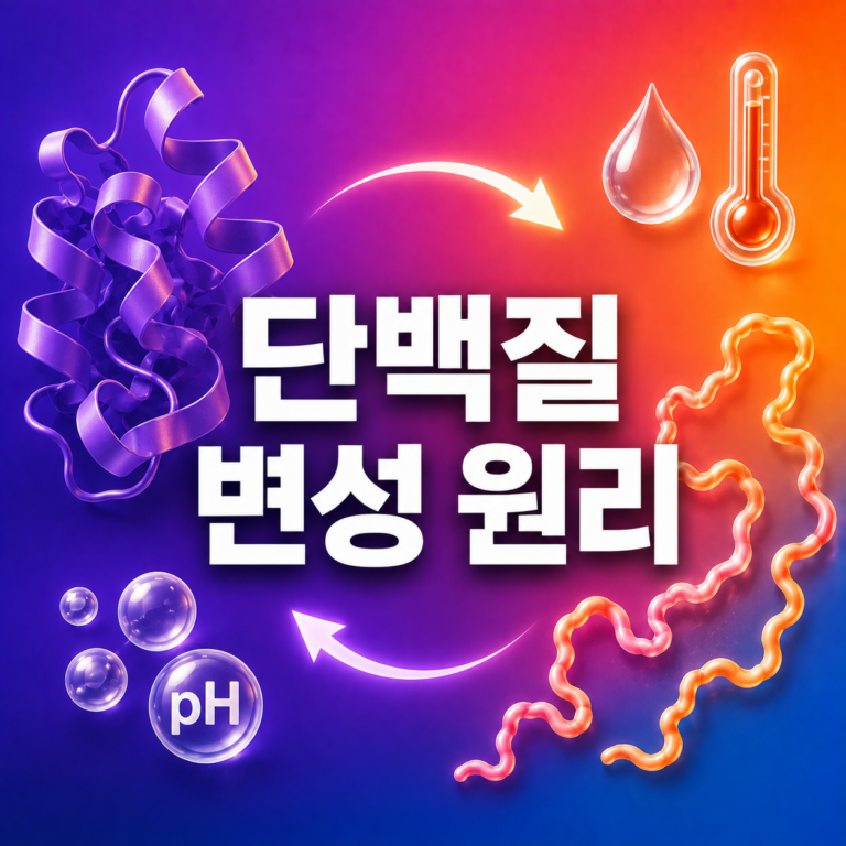 고기는 왜 오래 익히면 질겨질까? 단백질 변성 원리 4 단백질 변성 원리