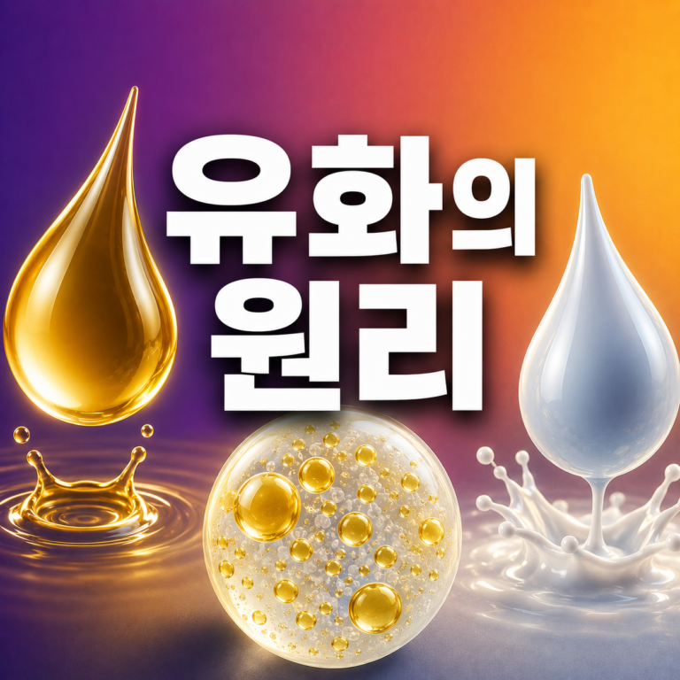 마요네즈는 왜 기름과 물이 섞일까? 유화의 원리 6 유화의 원리