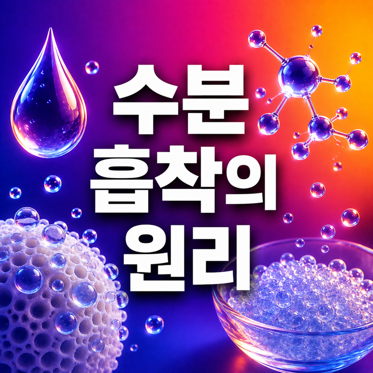 과자는 왜 습한 날 눅눅해질까? 수분 흡착 원리 2 수분 흡착의 원리