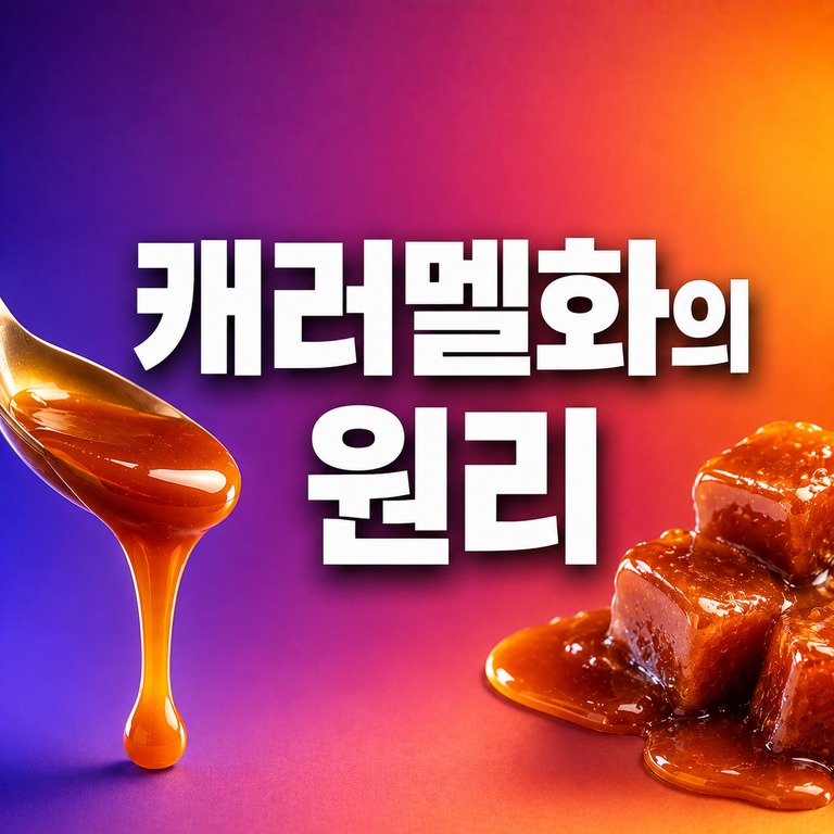 캐러멜은 왜 설탕보다 복잡한 향이 날까? 캐러멜화의 원리 3 캐러멜화의 원리