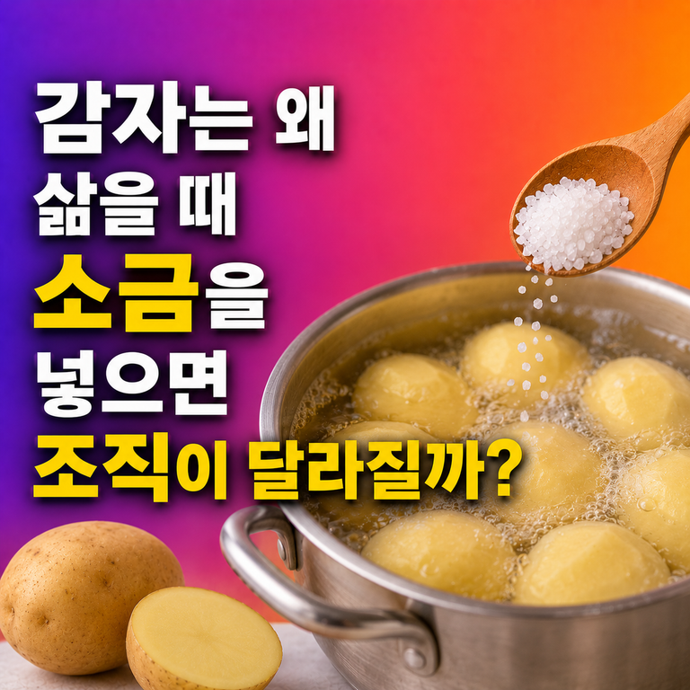 감자는 왜 삶을 때 소금을 넣으면 조직이 달라질까? 6 감자는 왜 삶을 때 소금을 넣으면 조직이 달라질까?