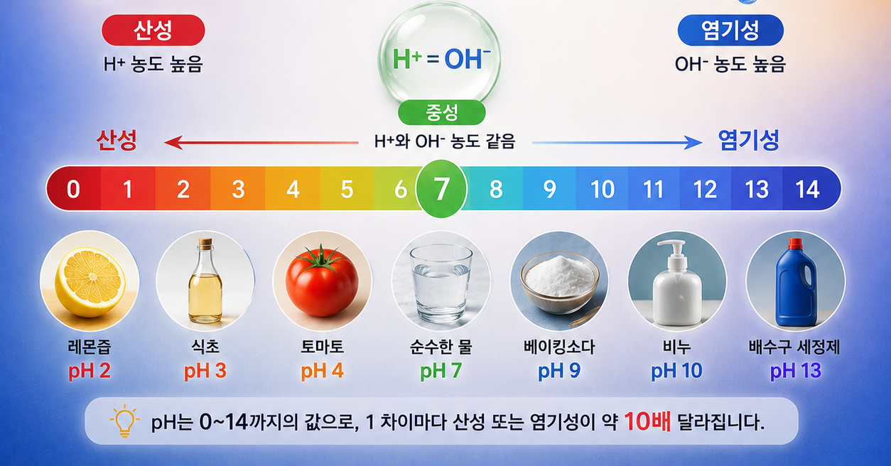 고기를 산에 재우면 왜 부드러워질까? pH의 원리 2 Ph농도 그래프